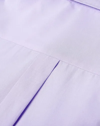 Vista 3 de Alimens & Gentle Camisa Oxford de manga corta para hombre, ajuste regular, cuello abotonado, con bolsillo