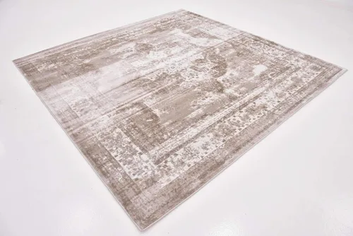 Vista 92 de Unique Loom Colección Sofia - Alfombra de área Salle Garnier (7' 1" x 10' Rectángulo, Borgoña/ Marfil)