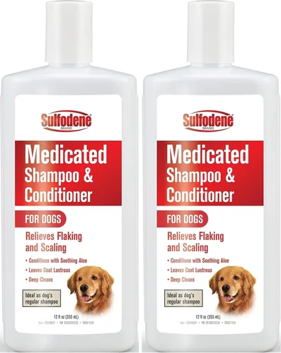 Vista 10 de Farnam Sulfodene Champú y acondicionador medicado para perros 12oz, blanco