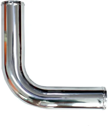 Vista 5 de Tubería de aluminio recta de 2.5 pulgadas (2.480 in) de diámetro exterior con extremos con cuentas, para intercooler e entrada, 19.7 pulgadas