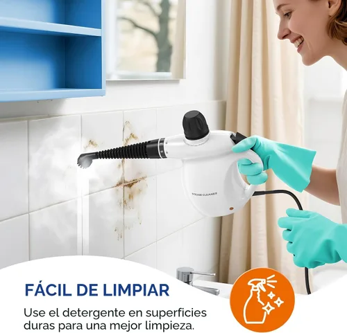 Vista 6 de LABIGO Limpiador de Vapor, Vaporizador de Mano Presurizado de 13 Piezas para Limpieza Profunda Natural Multiusos, Vaporizador Portátil para Limpiar