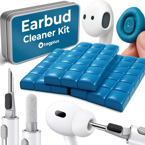 Vista 9 de Kit de limpieza para Airpod + herramienta de limpieza Pro - Compatible con kit de limpieza de auriculares para iPhone, kit de limpieza para iPhone