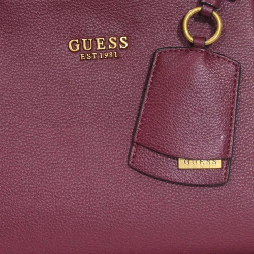Vista 7 de GUESS Zed Small Girlfriend Carryall, Merlot