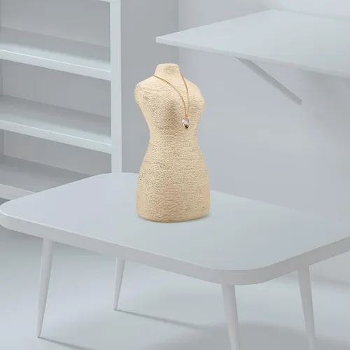 Vista 8 de Soporte de joyería modelo vestido pendiente collar anillo soporte de joyería soporte maniquí joyería colgante soporte de exhibición femenino vestido