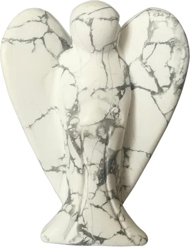 Vista 17 de Estatua de ángel guardián de oración de cristal curativo africano natural, 2 pulgadas, tallado en bolsillo, figuras de piedra de palma