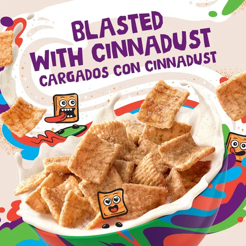 Vista 2 de Cinnamon Toast Crunch - Cereal reducido en taza de azúcar, 2 onzas (paquete de 60)
