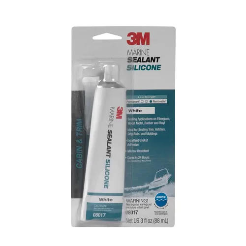 Vista 7 de Sellador de silicón blanco 3M, tipo marítimo, 3004.7762