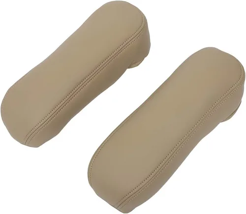 Vista 5 de ECCPP Funda de cuero para reposabrazos para Ford F250 F350 Excursion Lariat 99 00 01 02 03 04 05 06 07 (piel sintética de alta calidad, un par de 2)