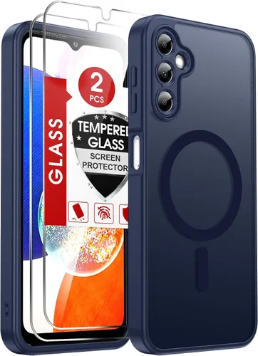 Vista 374 de LeYi Funda para teléfono Samsung-S23: protector de pantalla e imán MagSafe Púrpura