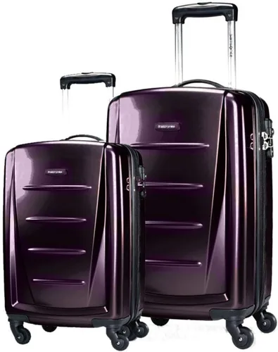 Vista 70 de Samsonite Winfield 2 Equipaje rígido con ruedas giratorias, Carbón vegetal, Grande de 28 pulgadas, a cuadros