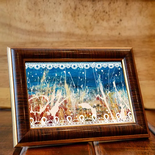 Vista 4 de OOTSR 10 piezas de papel de encaje de papel de recortes, paquete de papel de encaje para cartulina álbum de recortes DIY marco de fotos álbum hecho