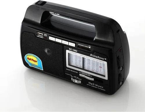 Vista 7 de Supersonic SC1082 Radio portátil.