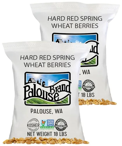 Vista 11 de Palouse Brand - Bolsa de trigo rojo primaveral Proyecto verificado sin OGM 100% no irradiado Certificado Kosher Parve Cultivado en EE.UU.