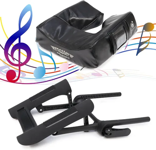 Vista 18 de Master Massage Universal MusicMaster - Juego de cojines redondos de media luna y mesa de masaje ajustable, juego de mesa de masaje/reposacabezas