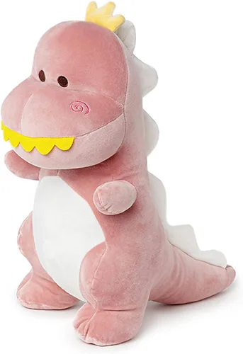Vista 8 de Animal de peluche de dinosaurio, lindo peluche de dinosaurio suave de 12 pulgadas, juguetes de peluche para niños y niñas, bebés y niños (verde)