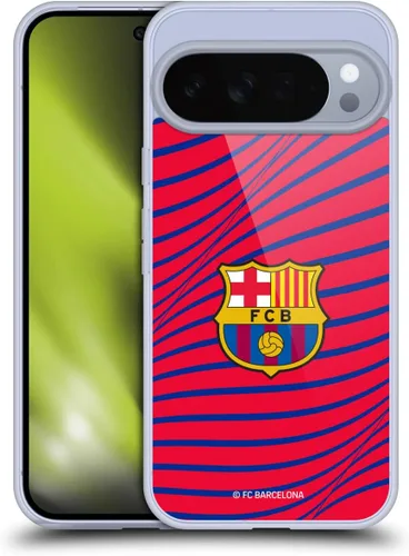 Vista 21 de Head Case Designs Funda de gel con licencia oficial del FC Barcelona Barca Crest Graphics [protección de grado militar] compatible con Google Pixel 3
