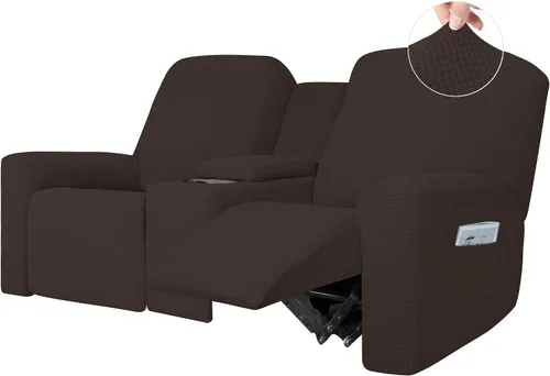 Vista 11 de Easy-Going - Sofá biplaza reclinable de 1 pieza con funda para consola central