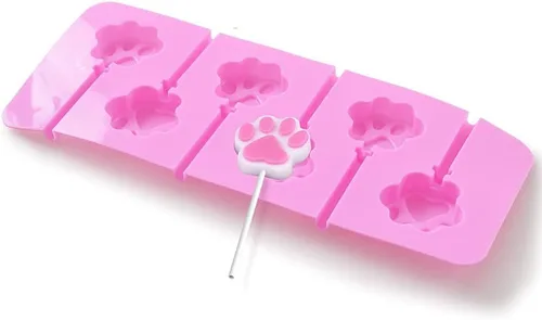 Vista 7 de Newk Molde de silicona Lollipop, 4 paquetes de 6 moldes de silicona antiadherentes para piruletas de chocolate y dulces