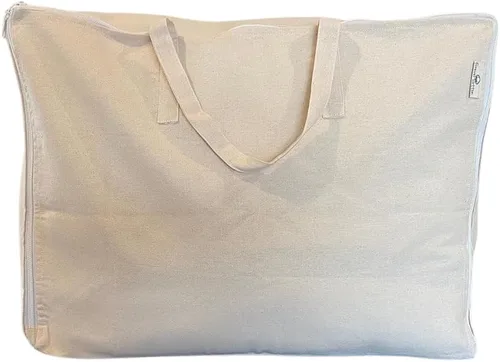 Vista 9 de Bolsa de Almacenamiento con Asas para Ropa de Cama, Edredones, Mantas, Sábanas - Organizador de Armario Grueso, Suave y Transpirable para Debajo