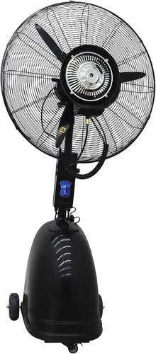 Vista 7 de INTSUPERMAI Humidificación y riego Industrial Spray Ventilador eléctrico de 30 pulgadas Ventilador de niebla industrial Ventilador de pulverización