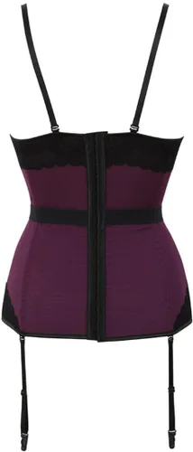 Vista 4 de Zhitunemi Corsés Lencería Para Mujer Bustier: Sexy Traje De Halloween Mujer Correa Bustier - Salir Tops Sesión De Fotos Corsé