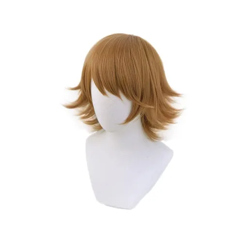 Vista 3 de Peluca de cosplay anime Danganronpa Chihiro Fujisaki peluca corta Cosplay traje Dangan Ronpa resistente al calor pelo sintético hombres mujeres
