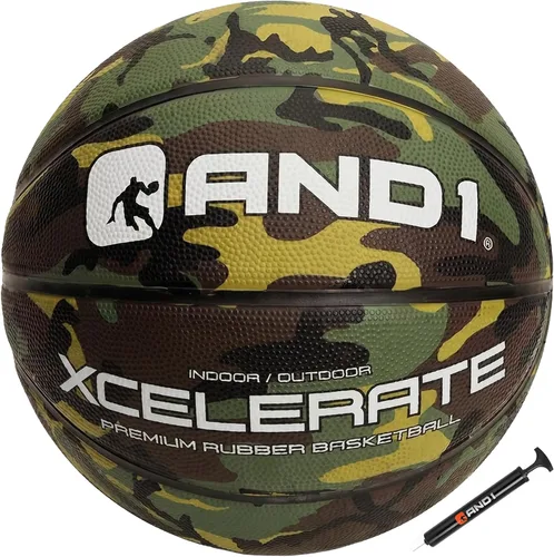 Vista 10 de AND1 Xcelerate - Balón de baloncesto de goma, tamaño reglamentario oficial Naranja