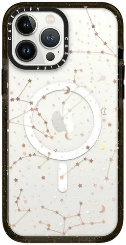 Vista 213 de CASETiFY Funda Impact para iPhone 13 [Protección contra caídas de grado militar 4X de 8.2 pies/Compatible con Magsafe] - #1 Mom - Transparente