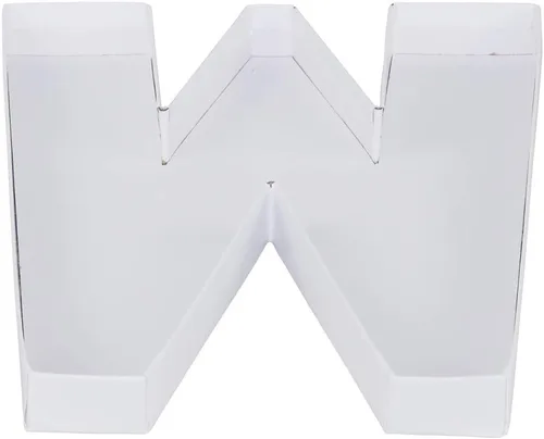 Vista 33 de WENPACK 8" Pequeños Recortes de Letra de Cartón Rellenables en Forma de Papel Maché Cortados en Forma de Letra, Bandeja para Dulces, Envase