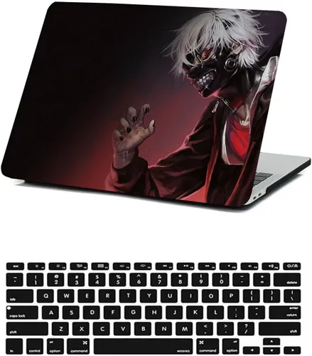Vista 27 de Funda protectora para MacBook Air 2024 2023 de 15 pulgadas M2 M3 Retina/Touch ID A2941 A3114, carcasa rígida de plástico negro para laptop y León 801