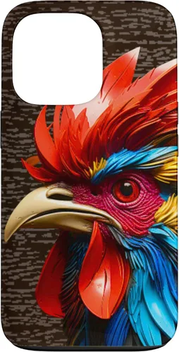 Vista 10 de Funda para teléfono iPhone XR Gallo Gallo de granja Animal Art Rooster