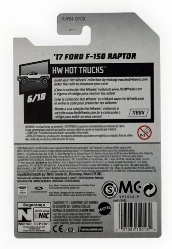 Vista 2 de Hot Wheels Ford F-150 Raptor '17