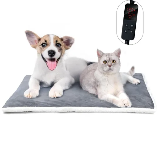 Vista 10 de Rest-Eazzzy - Almohadilla térmica para mascotas para gatos, impermeable, antimordeduras Azul