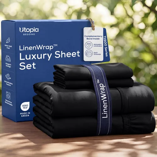 Vista 25 de Utopia Bedding - Juego de sábanas, tamaño individual, microfibra cepillada, suaves, esquinas profundas, incluye 1 encimera, 1 bajera y 1 fundas