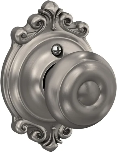 Vista 81 de SCHLAGE F10 GEO 716 Pomo de Puerta Georgiano, Cerradura de Paso para Pasillo y Armario, Bronce Envejecido (Paquete de 4)