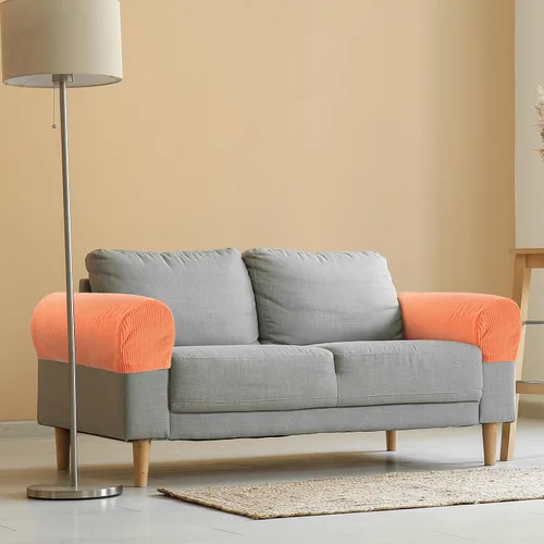 Vista 7 de uxcell Fundas elásticas para reposabrazos antideslizantes para sillas, sofás, fundas de brazo para sofá reclinable, 1 juego con pasadores giratorios