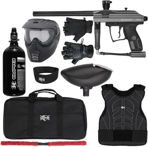 Vista 5 de Action Village Kingman Spyder Xtra Level 1 Kit de pistola de paintball