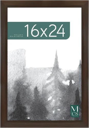 Vista 56 de MCS Marco para póster con estilo de museo, 11 x 17 pulgadas, madera de granero, vertical y horizontal, para colgar en la pared, marco grande
