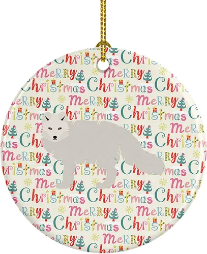 Vista 157 de Caroline's Treasures Adorno de cerámica de avestruz común para árbol de Navidad, decoración colgante para el hogar, Navidad, vacaciones, fiesta