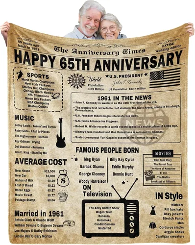 Vista 9 de Manta de 40 aniversario, regalo para el 40 aniversario de boda, rubí, boda, cuarenta años de matrimonio, regalos para pareja, esposa, marido, papá