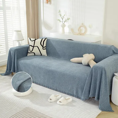 Vista 49 de DREAMINGO Funda de Sillón de Chenilla Fundas de Sofá Jacquard Lavables Protector de Muebles Funda de Sofá Reclinable 1 Cojín Funda de Silla
