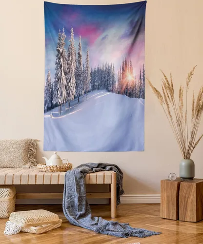Vista 42 de Ambesonne Tapiz de arte afro, hombre negro fuerte con una corona de trazos impresión de pintura moderna, decoración de tela para colgar en la pared