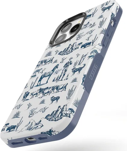 Vista 4 de Funda Casely para iPhone 13 Pro Aventura en el Salvaje Oeste Desierto Compatible con MagSafe Diseño Protector Audaz