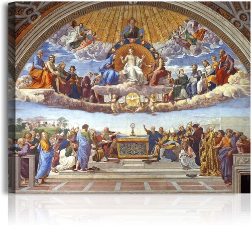 Vista 111 de A&T ARTWORK Adoración de los Reyes Magos por Sandro Botticelli The World Classic Art Reproductions, impresiones en lienzo giclée arte de pared