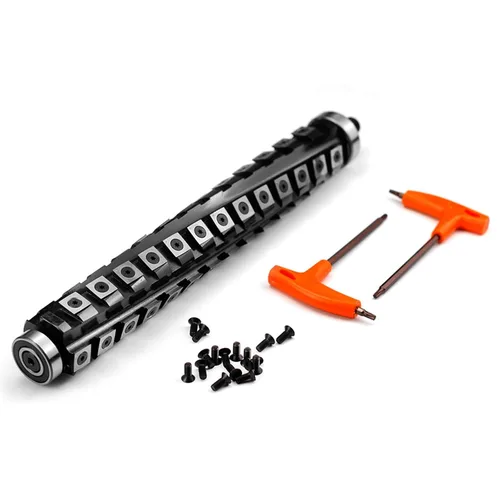 Vista 4 de FINDBUYTOOL Cabezal de corte helicoidal de 12.5 pulgadas para cepilladora DeWalt DW734 DW733, 4 filas para cepilladora de grosor DW734/DW733
