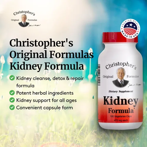 Vista 4 de Christopher's Original Formulas Fórmula de riñón - Fórmula de desintoxicación y reparación de limpieza renal - Mezcla de hierbas para apoyo renal