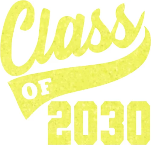 Vista 23 de Adhesivo de graduación para planchar, calcomanía para camisa de clase de 2030, parche de graduación HTV para graduados, color de tamaño de selección