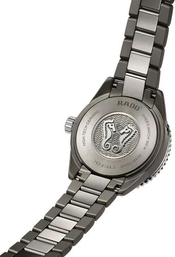 Vista 3 de Rado Reloj automático Captain Cook para hombre, color gris, Gris, Deportes