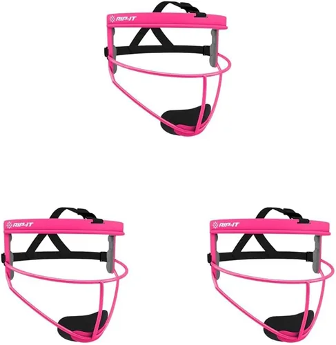 Vista 11 de RIP-IT Máscara facial de sóftbol de defensa original Máscara protectora ligera de campo de sóftbol