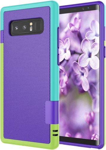 Vista 33 de Jeylly Funda para Galaxy S7, [3 colores] Slim Hybrid Impact Rugged Soft TPU Negro